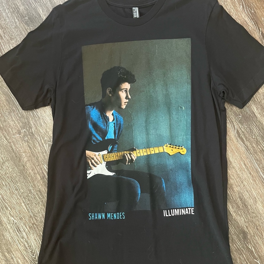 Shawn Mendes Black Graphic T-Shirt
